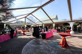Flamingo Plaza Event Set Up