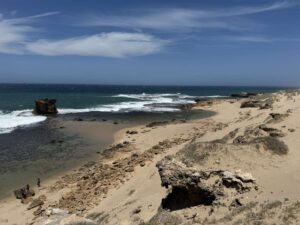 a photo of cliffs and seaside in southern Madagascar