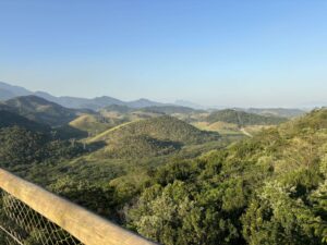 landscape shot of the Coastal Atlantic Forest in Brazil