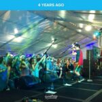 The Geeks band rocks out on stage at Brew at the Zoo