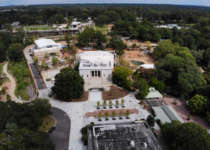 An aerial view Savanna Hall and the African Savanna