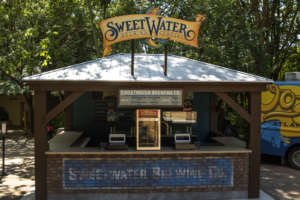 a photo of the sweetwater brewing co. stand